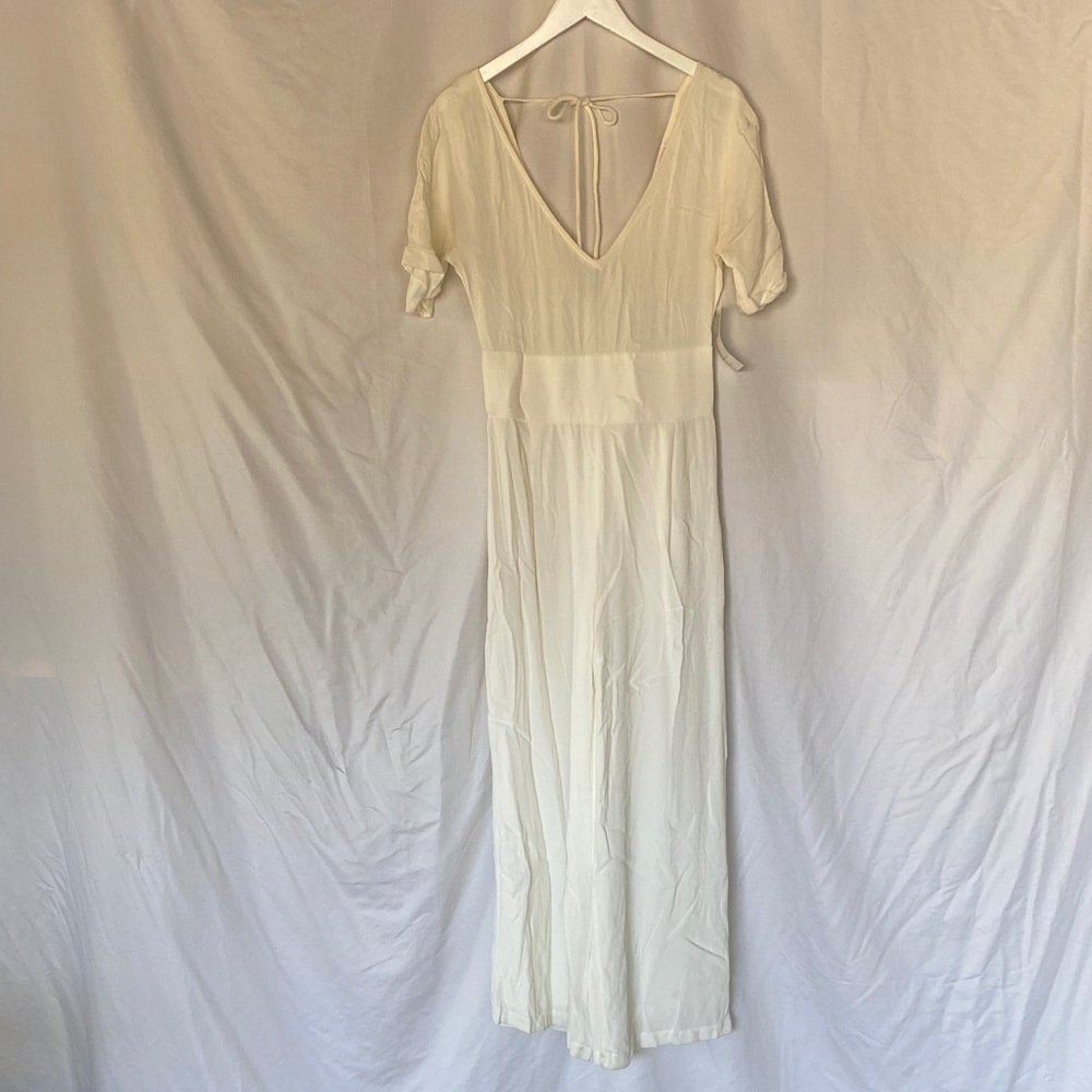 Chic Cream Jumpsuit